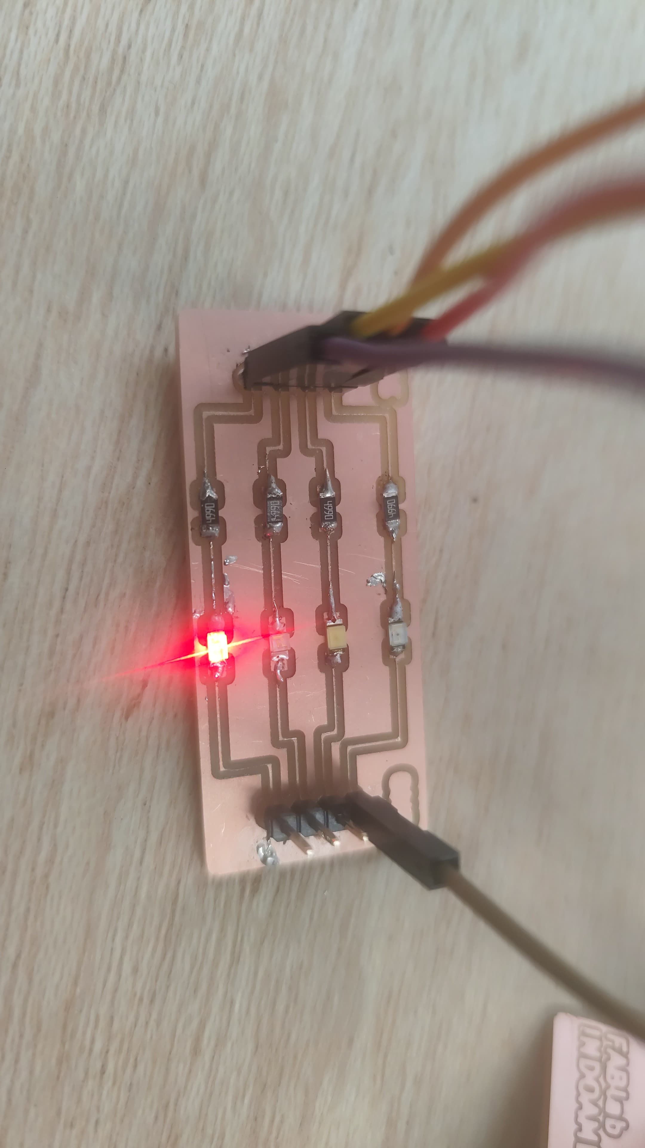 Soldered PCB